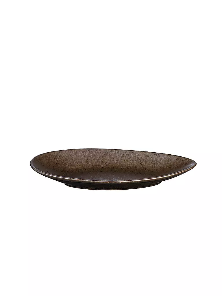 ASA SELECTION | Platte oval klein "Cuba" 24,6cm (Marone) | braun