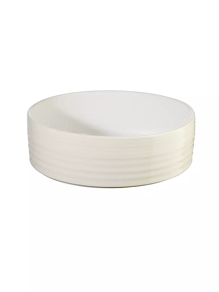 ASA SELECTION | Schale groß 25cm RE:GLAZE Sparkling White | creme