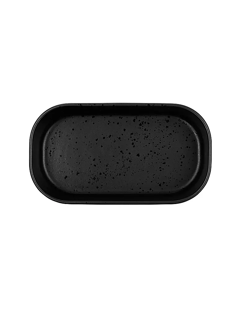 ASA SELECTION | Snackschale oval 15x8,5cm Coppa Kuro/Schwarz | schwarz