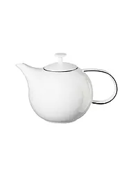 ASA SELECTION | Teekanne mit Edelstahlsieb 1,5l Ligne Noire | Weiss