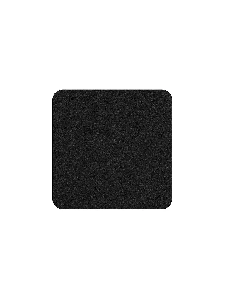 ASA SELECTION | Untersetzer Soft Leather 4er 10x10cm Charcoal | schwarz