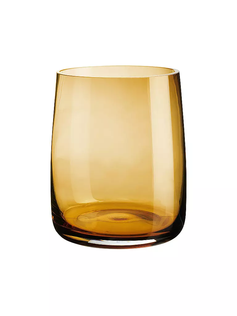 ASA SELECTION | Vase - Windlicht AJANA 18cm Amber | gelb