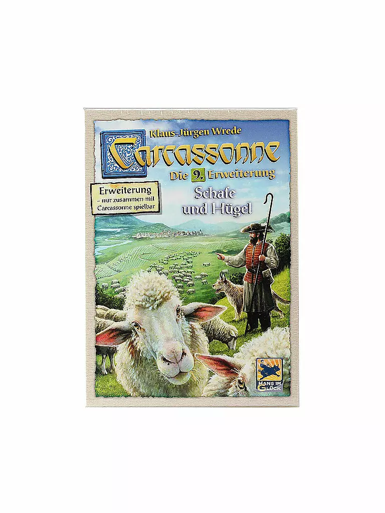 ASMODEE | Brettspiel - Carcassonne - Schafe und Hügel (9. Erweiterung) | keine Farbe