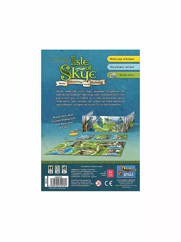 ASMODEE | Brettspiel - Isle of Skye | keine Farbe