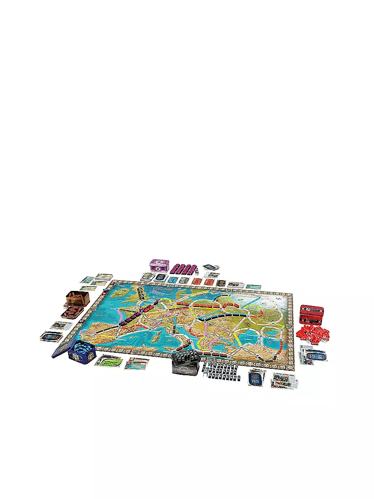 ASMODEE | Brettspiel - Zug um Zug: Europa 15. Jubiläum | keine Farbe
