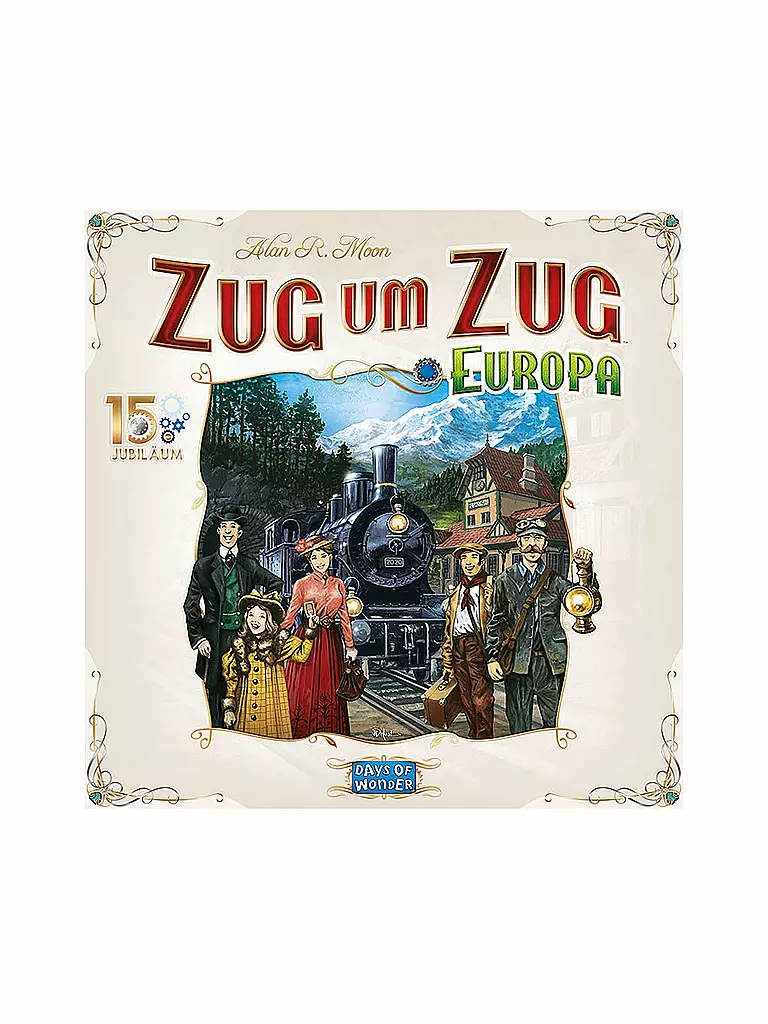 ASMODEE | Brettspiel - Zug um Zug: Europa 15. Jubiläum | keine Farbe