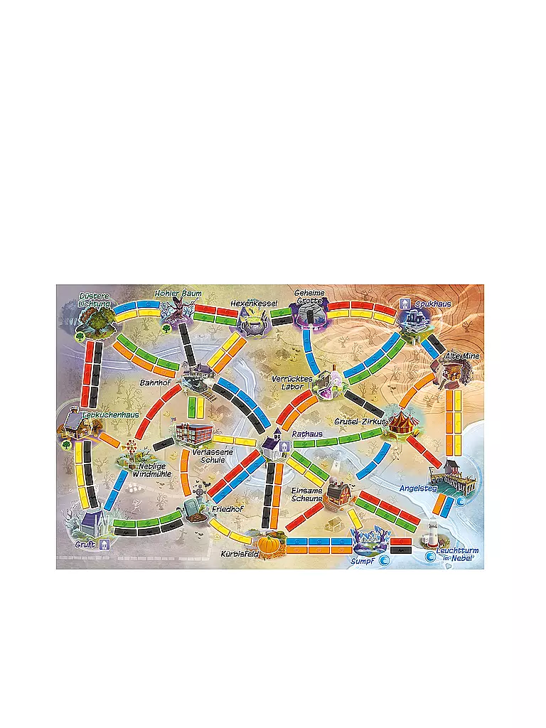 ASMODEE | Brettspiel - Zug um Zug: Gruselfahrt | keine Farbe