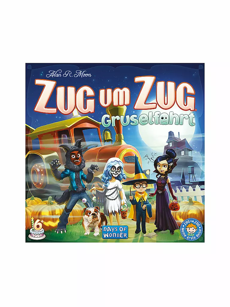 ASMODEE | Brettspiel - Zug um Zug: Gruselfahrt | keine Farbe