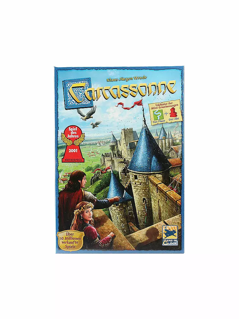 ASMODEE | Carcassonne (neue Edition) Grundspiel | keine Farbe