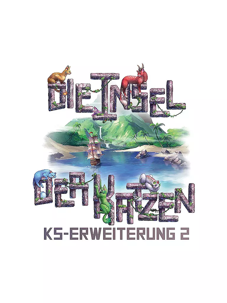 ASMODEE | Die Insel der Katzen – Kickstarter-Erweiterung 2 | keine Farbe