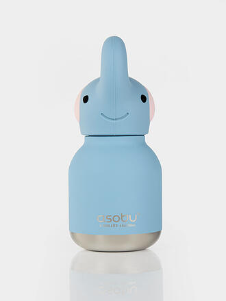 ASOBU | Kinder Mini-Isolierflasche ELEFANT 0,2l Grau