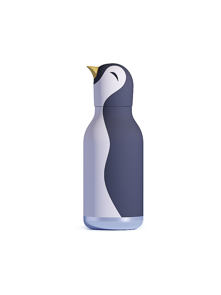 ASOBU Isolierflasche 460ml PINGUIN grau / weiss grau