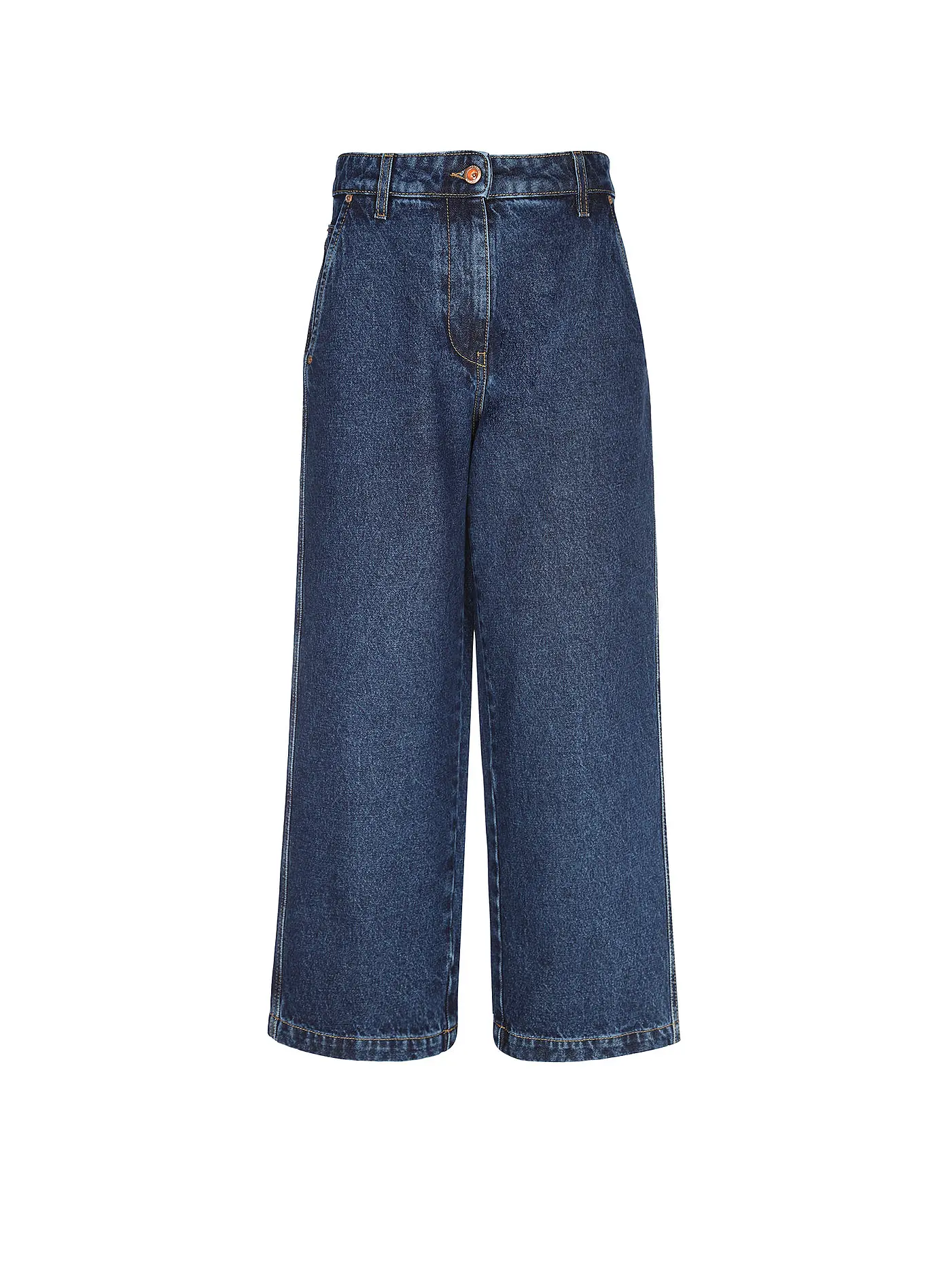 ASPESI | Jeans Wide Fit | dunkelblau