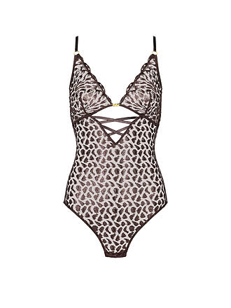 AUBADE | Body ohne Bügel CRAZY IN LOVE satin brown