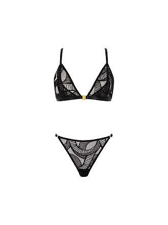 AUBADE | BH Set mit Slip VELVET SNAKE black
