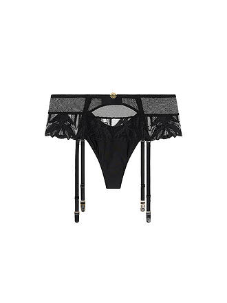 AUBADE | String mit Strumpfgürtel SWEET EUPHORIA black