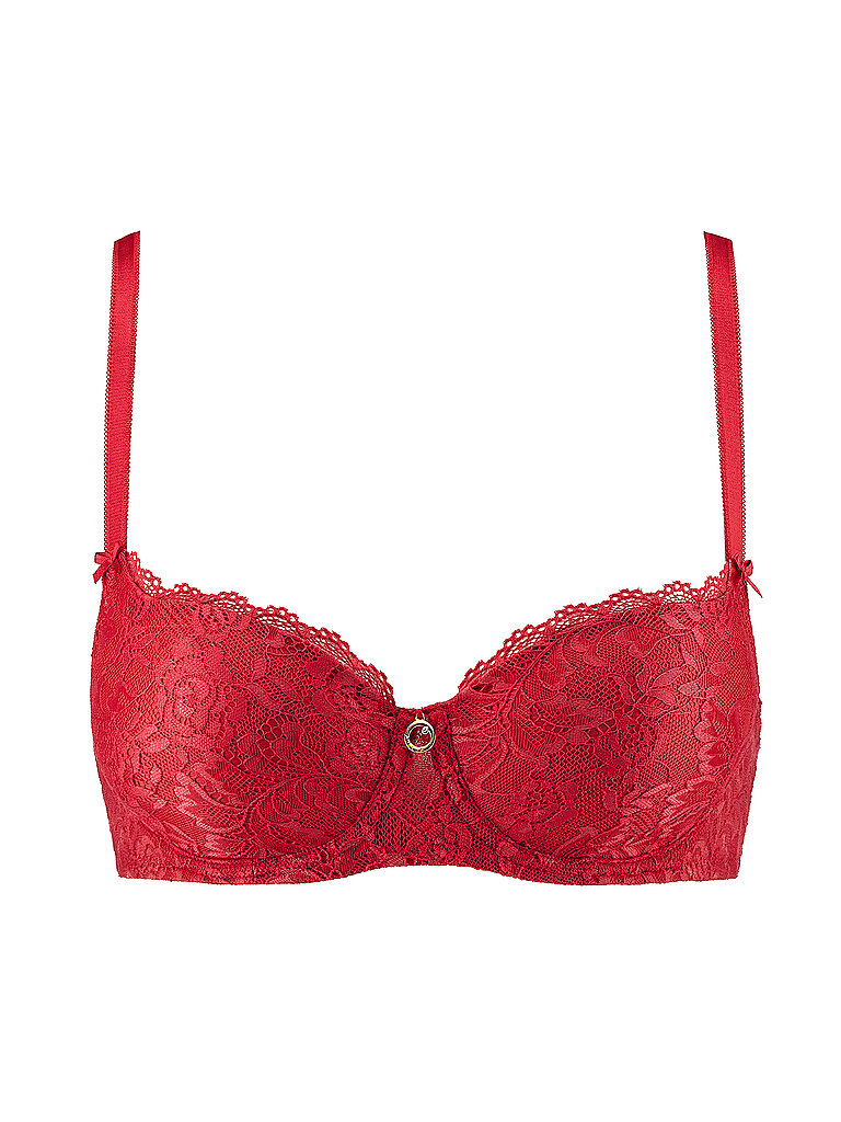 BH mit Halbschale ROSESSENCE gala rot 75C damen