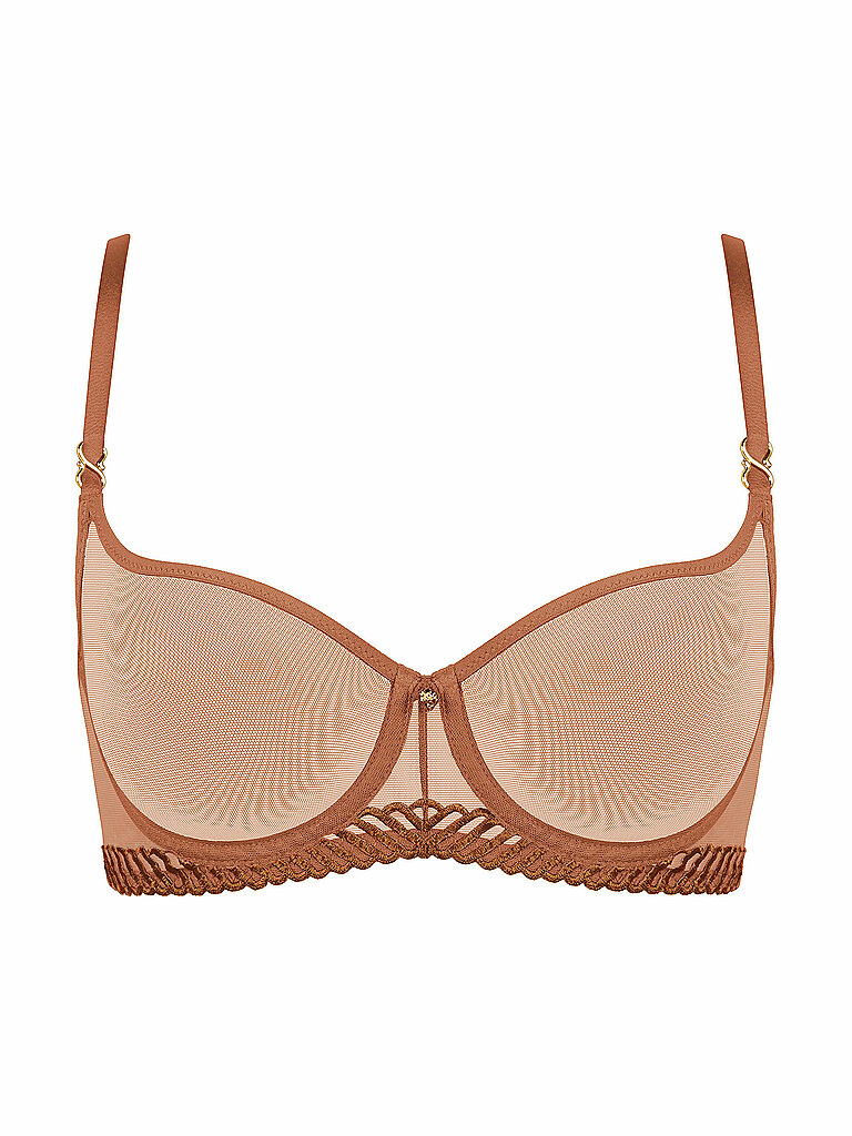 BH mit Bügel SHEER EMOTION honey hellbraun 80C damen