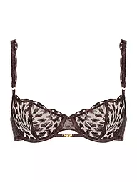 AUBADE | BH mit Bügel BH HALBSCHALE CRAZY IN LOVE satin brown | braun