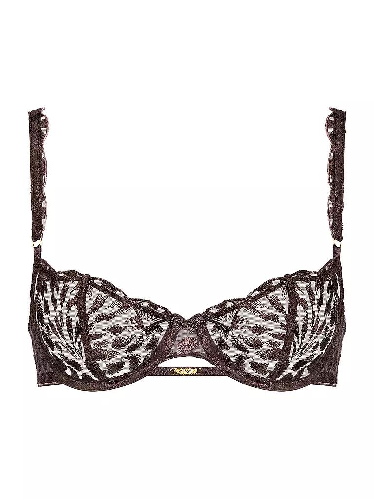 AUBADE | BH mit Bügel BH HALBSCHALE CRAZY IN LOVE satin brown | braun