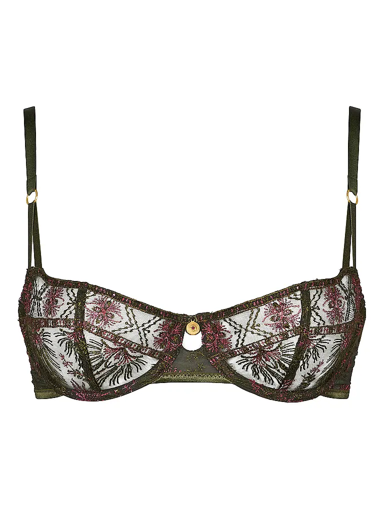 AUBADE | BH mit Bügel SOUND OF HEART dark garden | olive