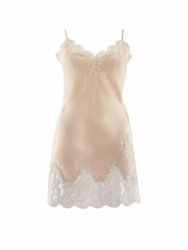 AUBADE | Seiden-Negligee | creme