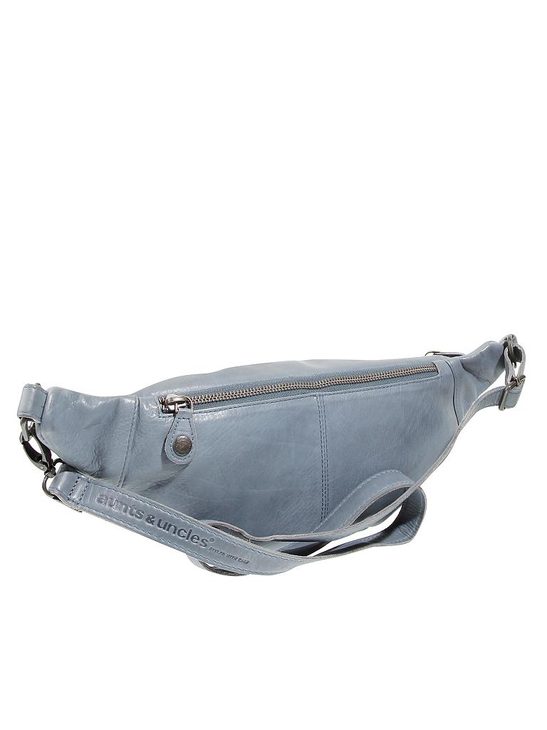AUNTS & UNCLES | Ledertasche - Gürteltasche BANANA  | blau