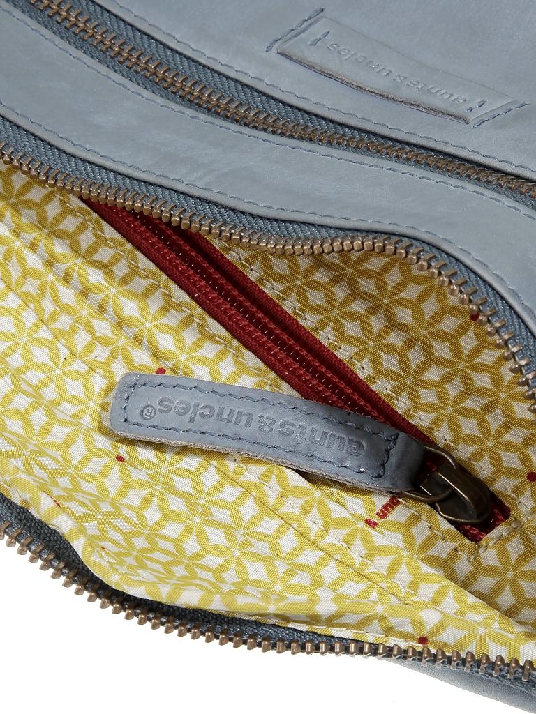 AUNTS & UNCLES | Ledertasche - Gürteltasche BANANA  | blau