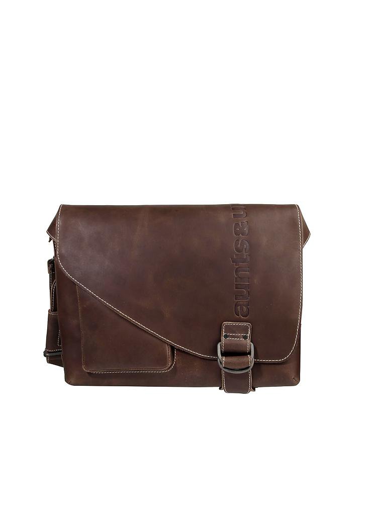 AUNTS & UNCLES | Ledertasche - Postbag "Hunter - Judd M" | braun