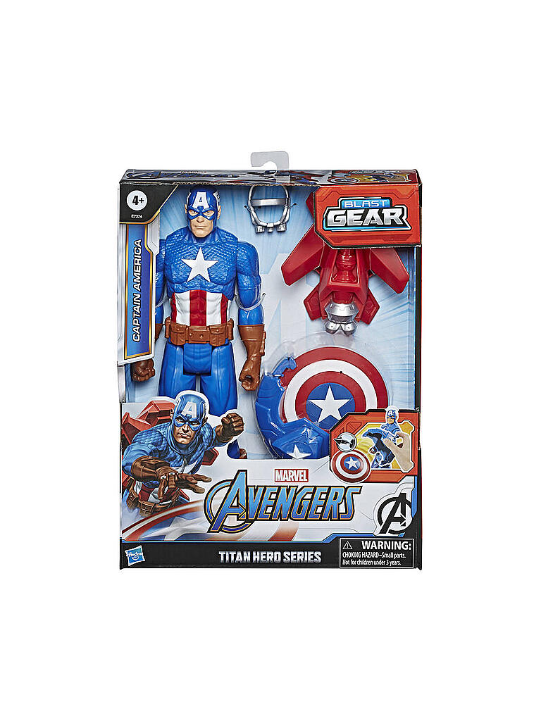 AVENGERS | Marvel Avengers Titan Hero Serie Blast Gear Captain America | keine Farbe