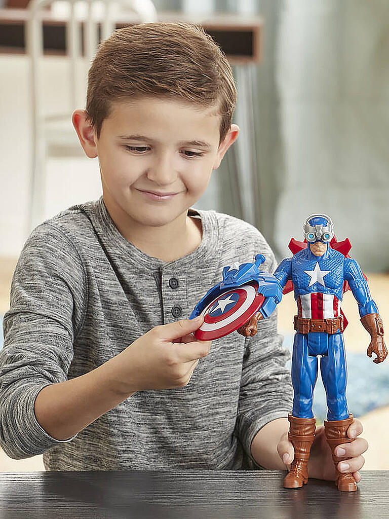 AVENGERS | Marvel Avengers Titan Hero Serie Blast Gear Captain America | keine Farbe