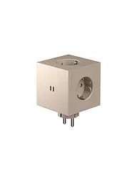 AVOLT | Mehrfachsteckdose Square 2 F Old Pink | creme