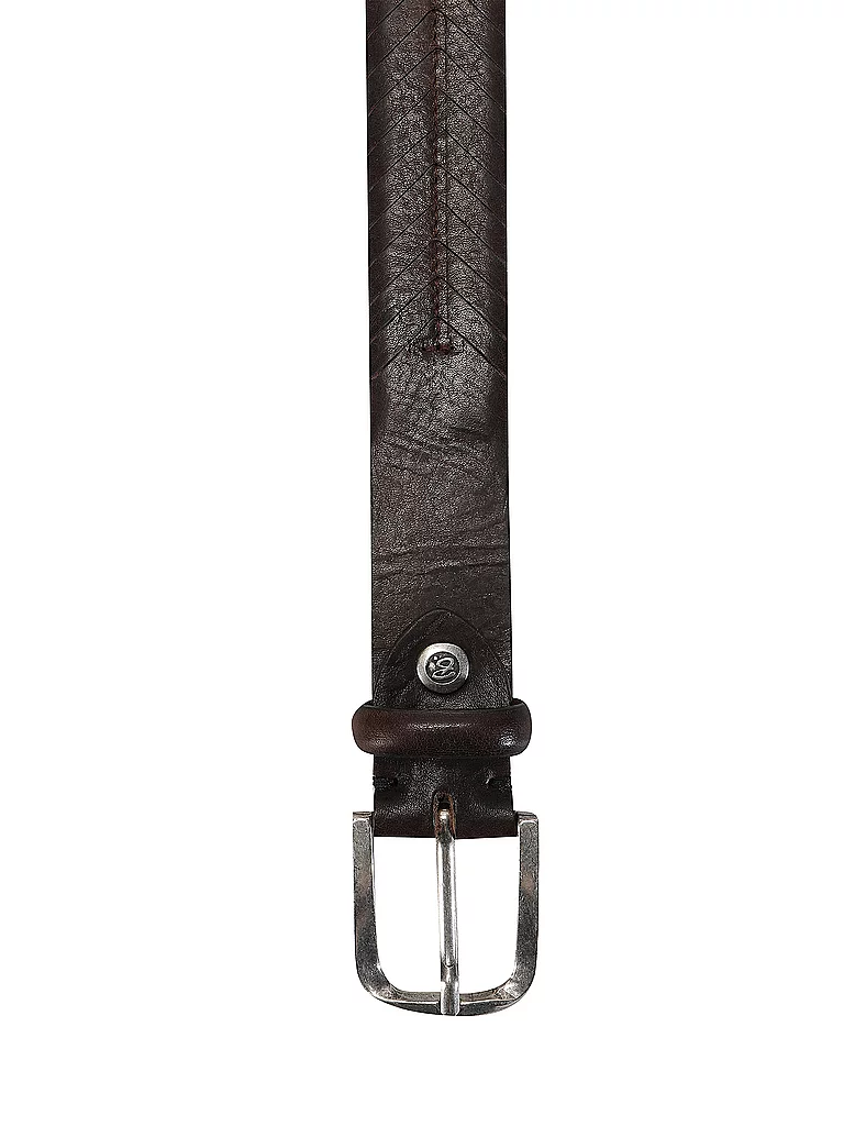 B.BELT Ceinture en cuir marron | 85