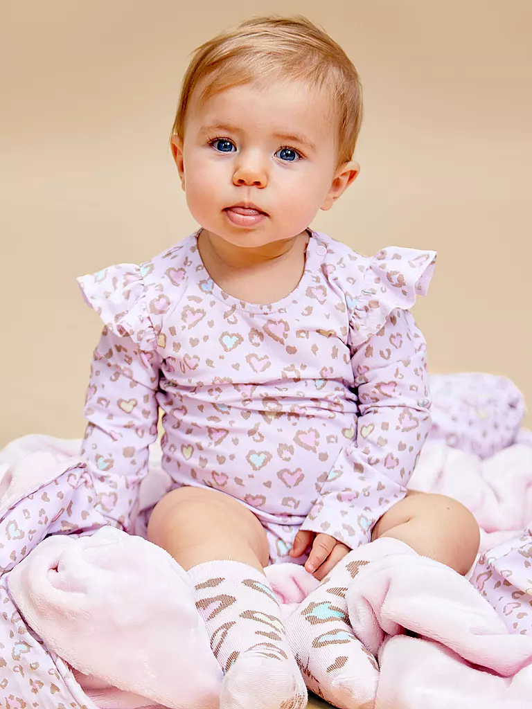 BABAUBA | Baby Langarmbody  | rosa
