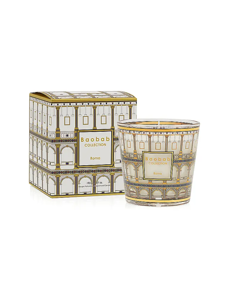 BAOBAB COLLECTION | Kerze MY FIRST BAOBAB 190g Roma | Schwarz