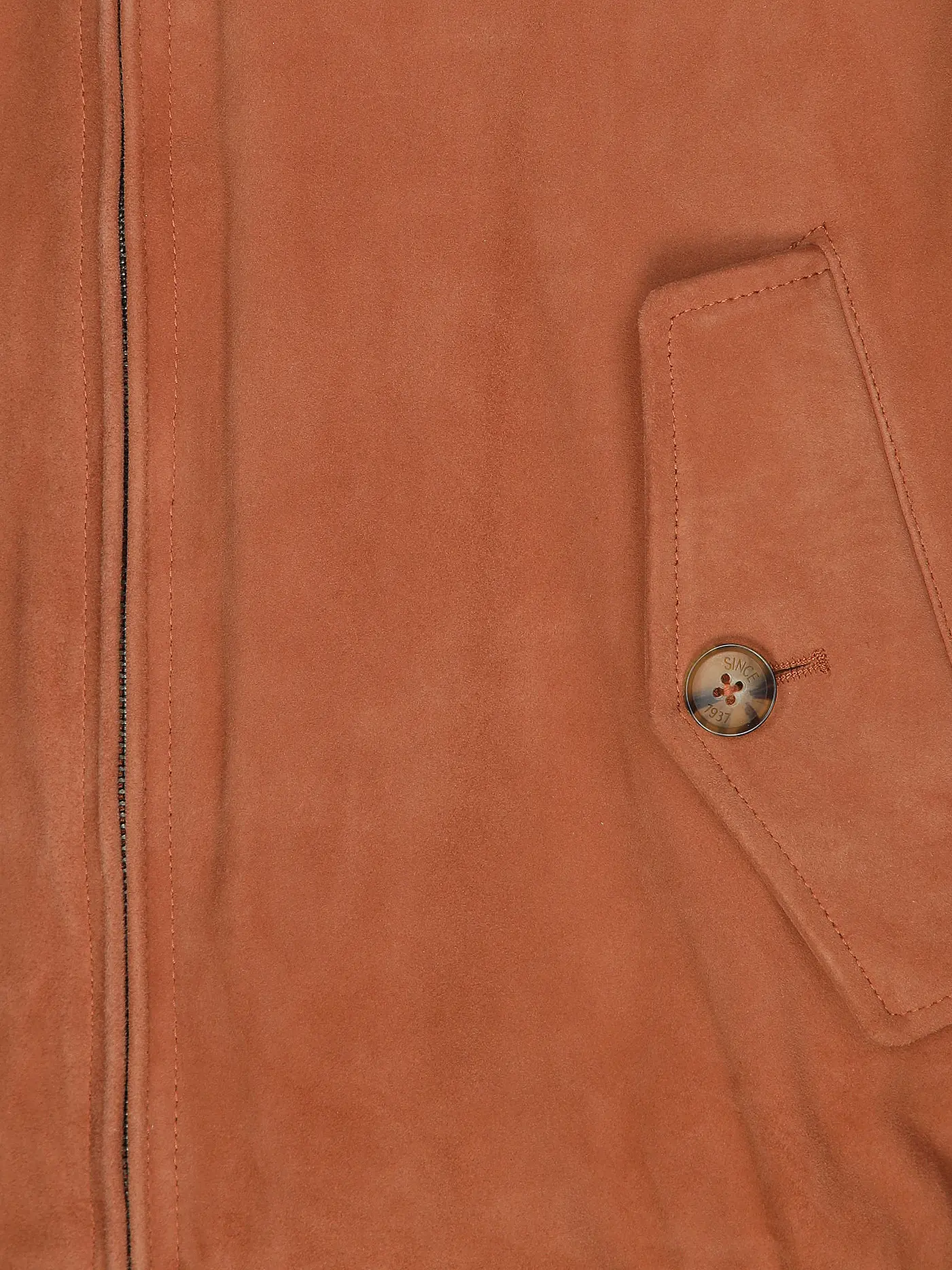 BARACUTA | Lederjacke G9 SUEDE | kupfer