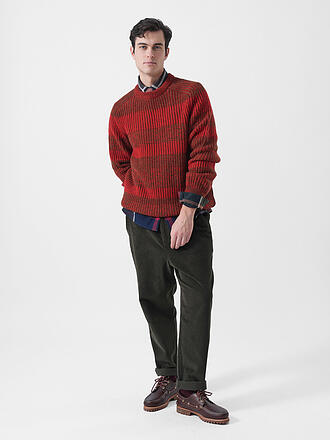 BARBOUR | Paul Smith loves Barbour Pullover Saddle Rundhalsausschnitt