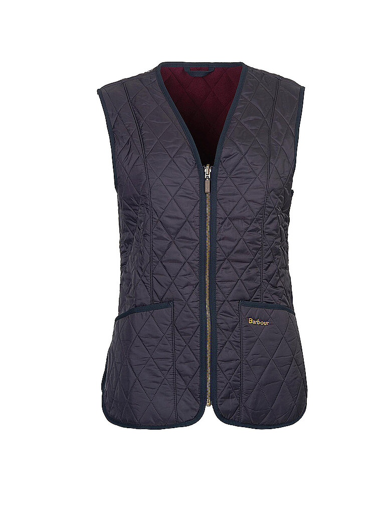 BARBOUR Steppgilet FLEECE BETTY dunkelblau | 36