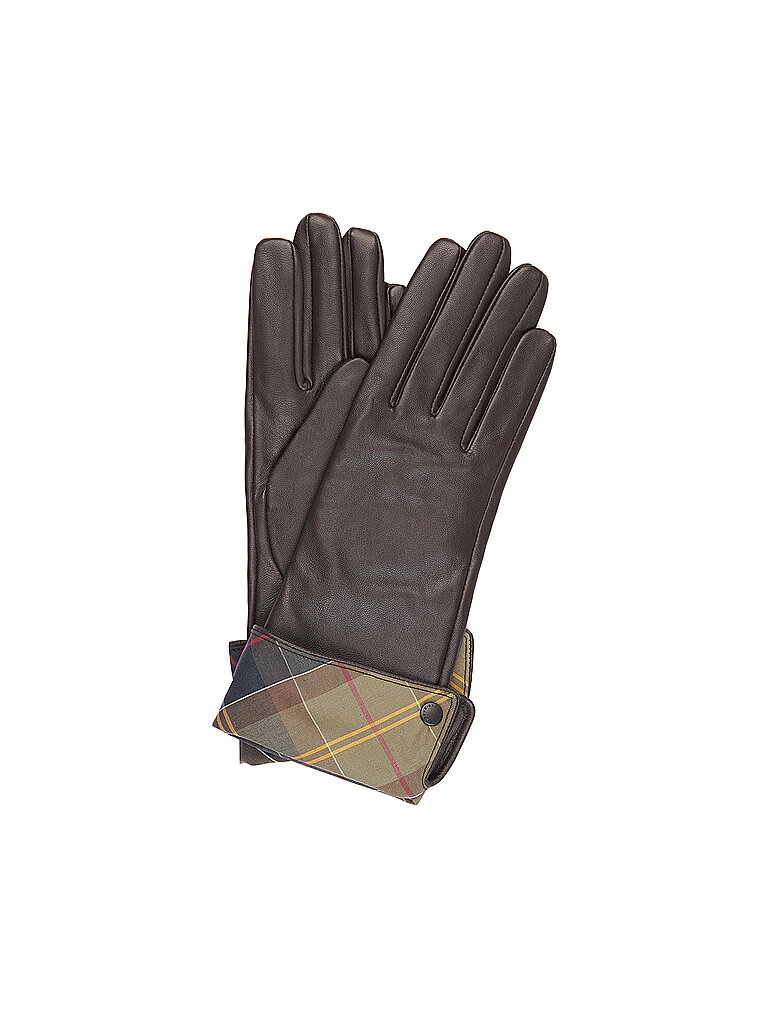 BARBOUR Lederhandschuhe  LADY JANE braun | M