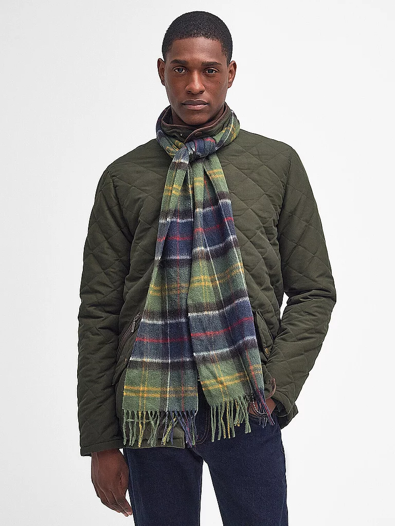BARBOUR Sciarpa oliva