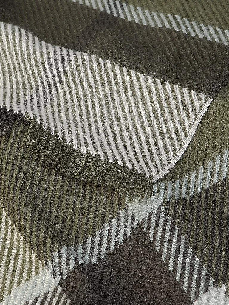 BARBOUR Écharpe BLAIR vert foncé | ONE SIZE