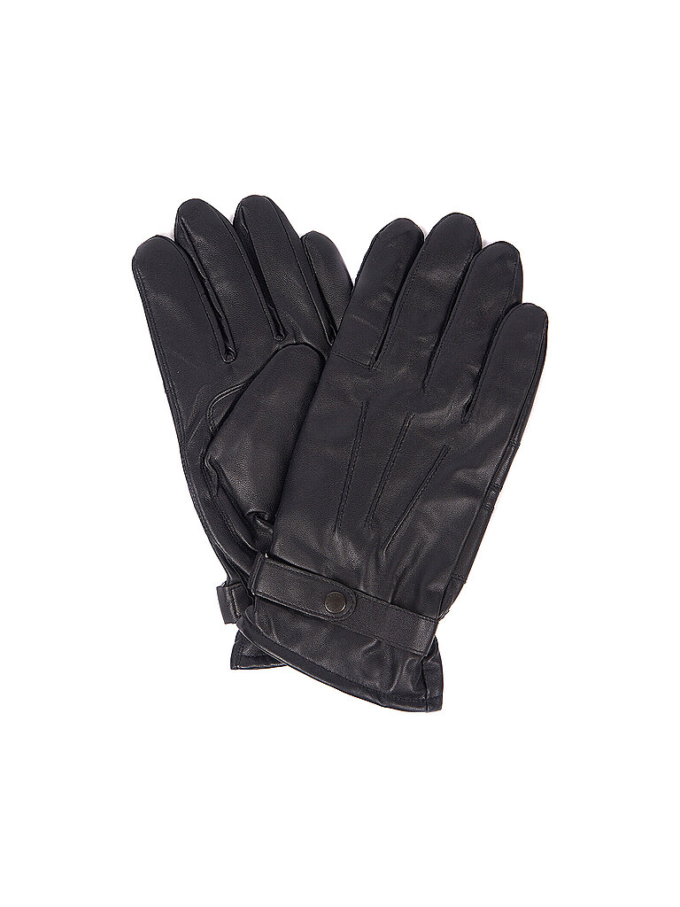 BARBOUR Lederhandschuhe schwarz | L