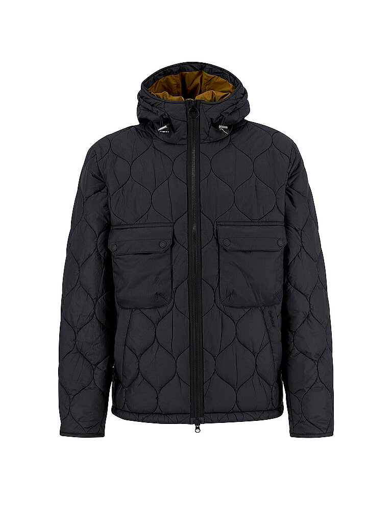 BARBOUR Leichtsteppjacke RE-ENGINEERED schwarz | S