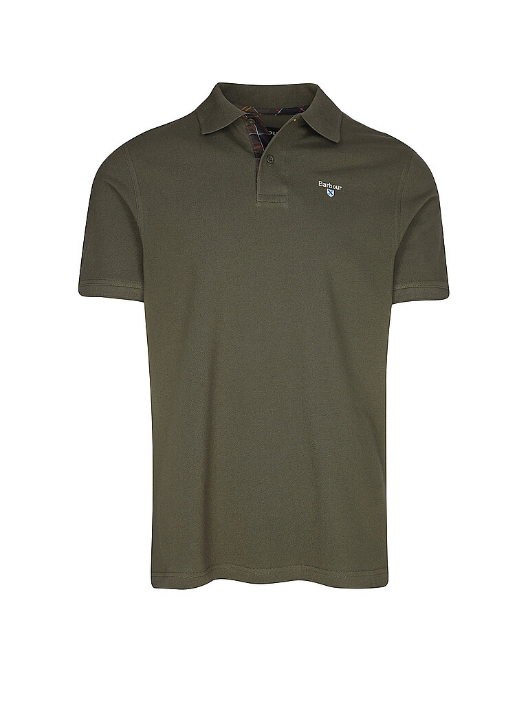 BARBOUR Poloshirt  olive | XL
