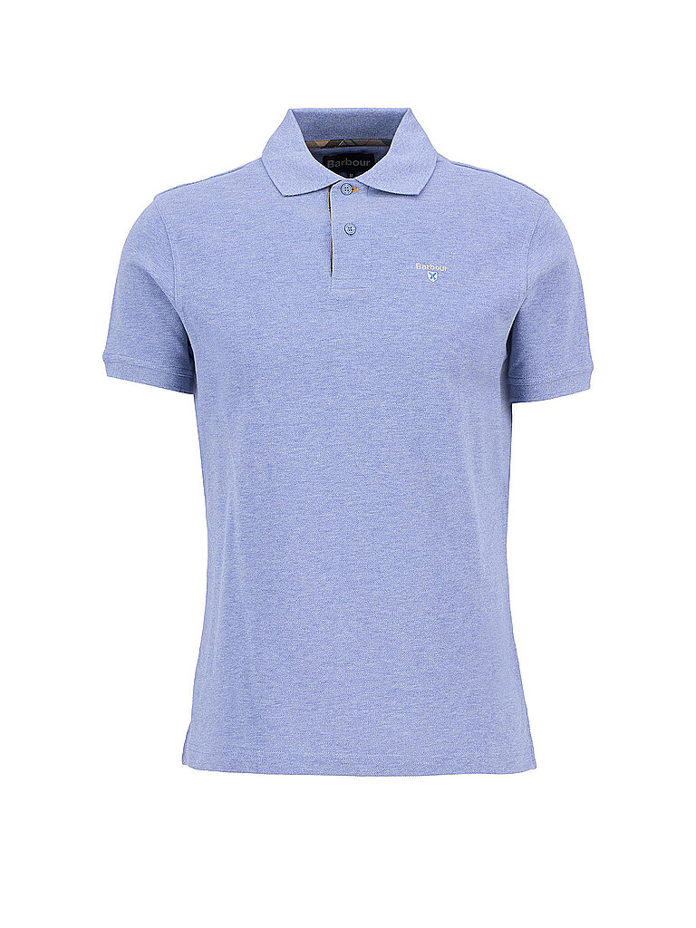 BARBOUR Poloshirt  hellblau | XXL