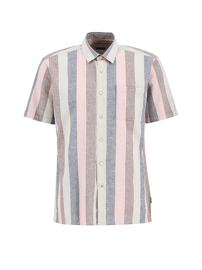 Leinenhemd PORTWELL rosa XXL herren