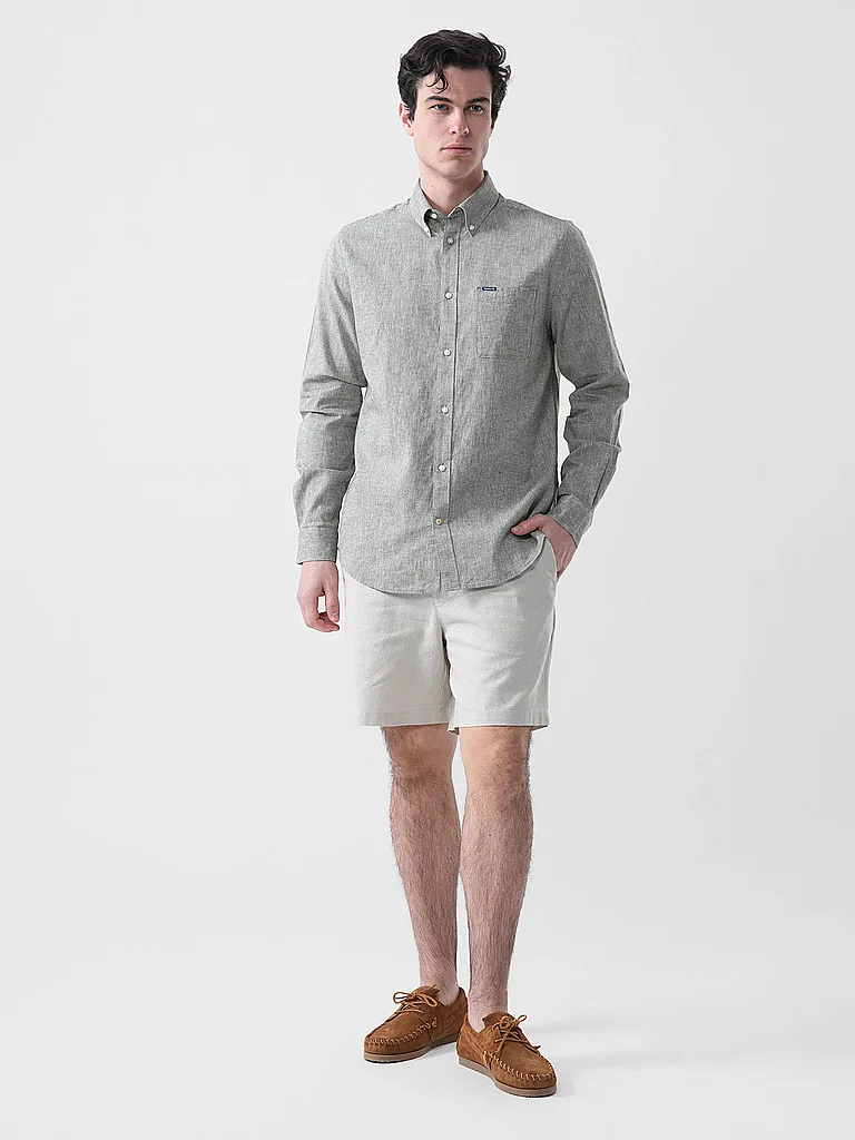 Barbour Hemd Nelson Olive XXL 2