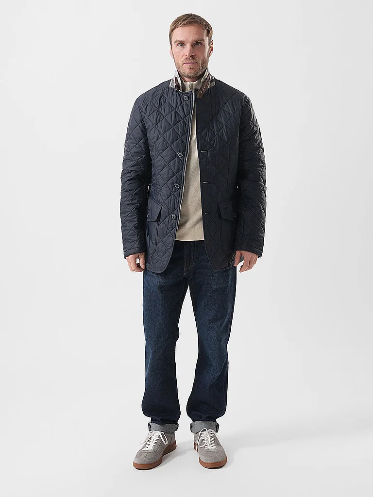 Barbour Sander Jacket Navy Size L 2