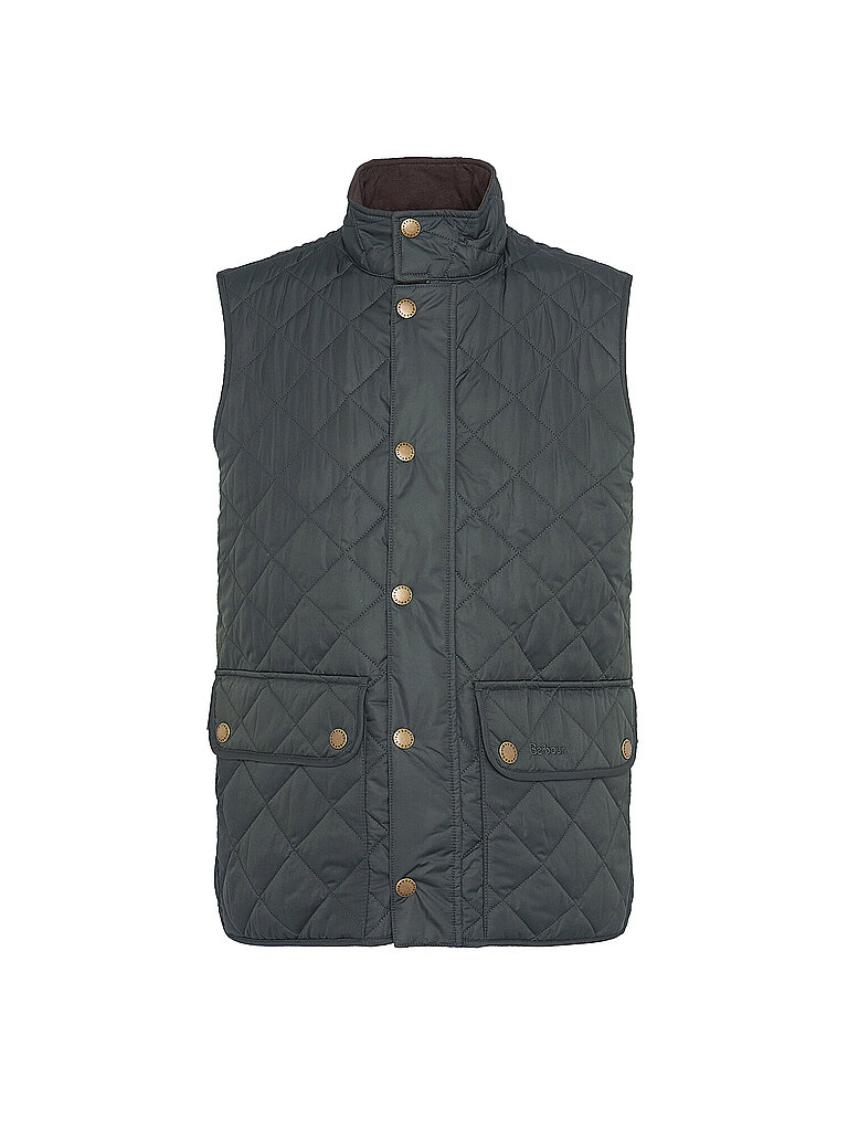 BARBOUR Steppgilet LOWERDALE dunkelgrün | XL