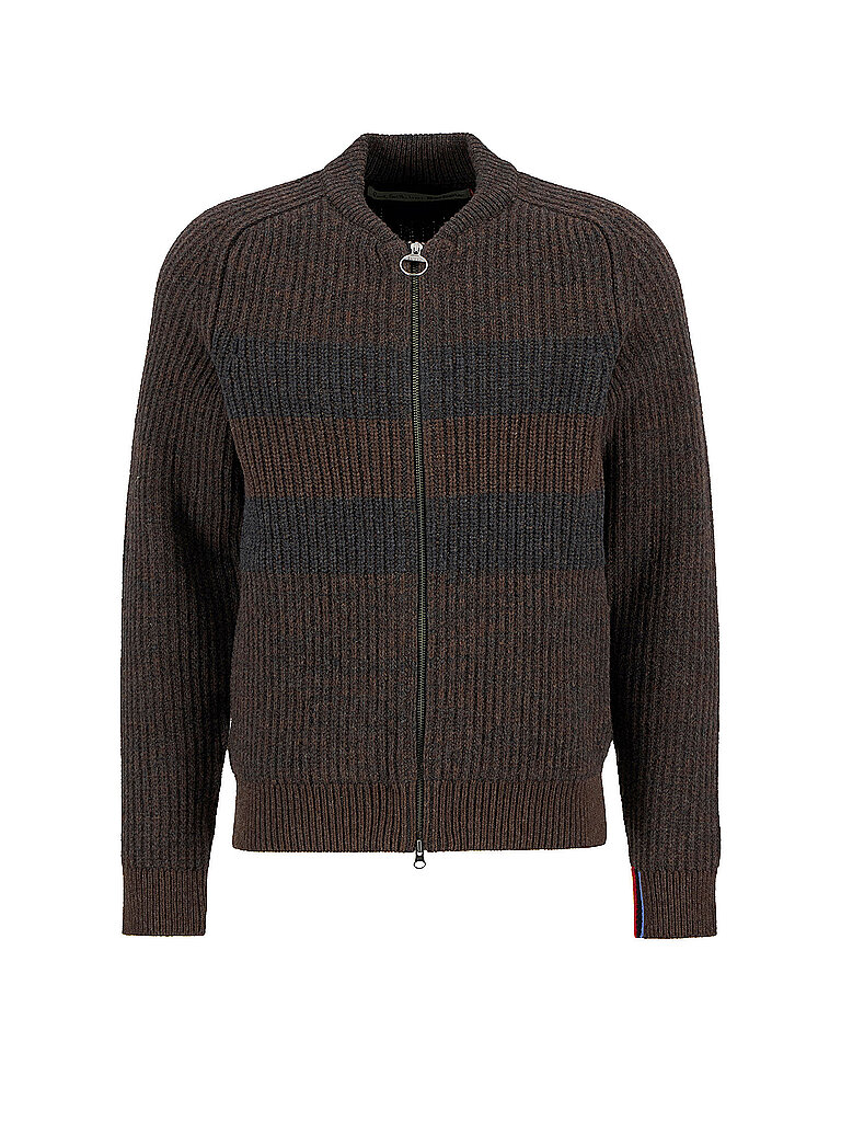 BARBOUR Paul Smith loves Barbour Strickjacke braun | L